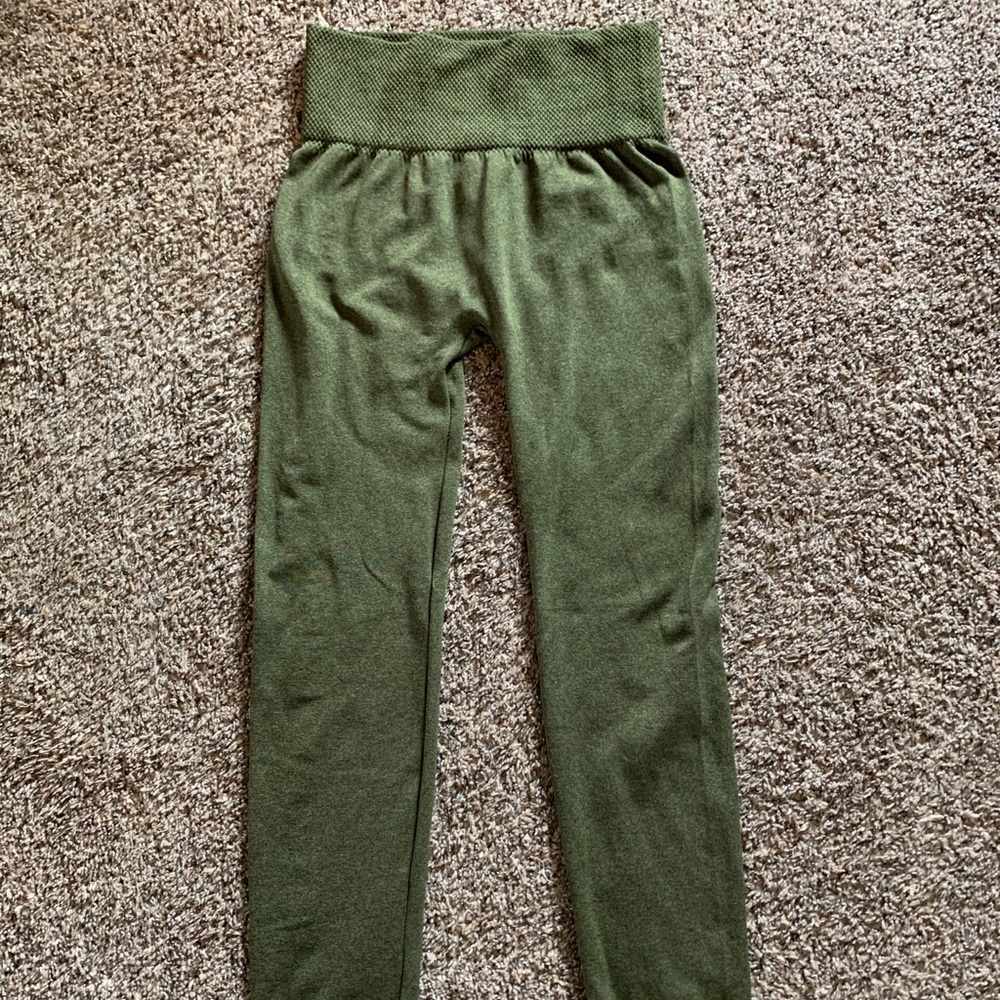 Army Green Leggings